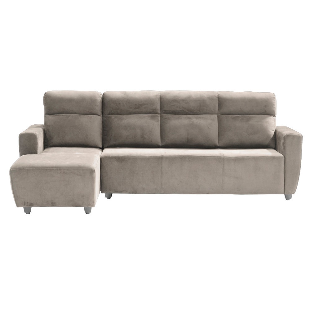 Wakefit Belize L Shape Sofa Set (3 Seater + Left Aligned Chaise)